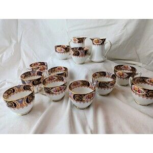 Whimsical Vintage 1960s Colclough Bone China Imari #8253